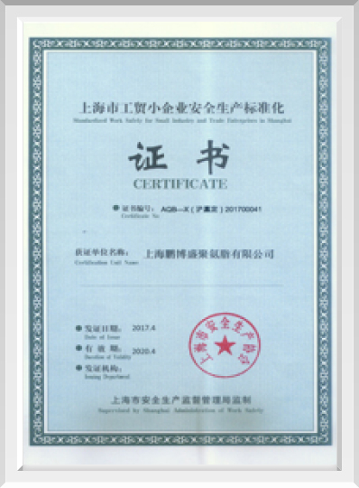上海市工貿(mào)小企業(yè)安全生產(chǎn)標(biāo)準(zhǔn)化